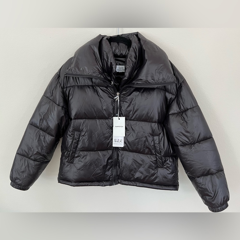 Patrizia Pepe girl zip-up padded jacket